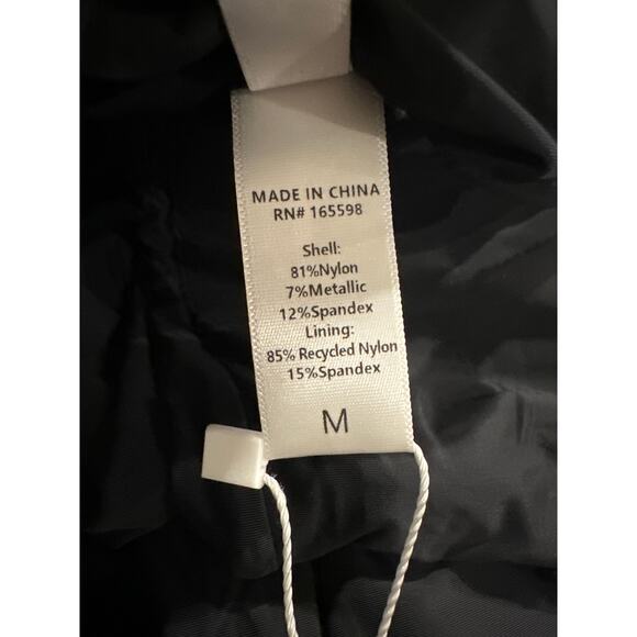 Andie The Liku One Piece Swimsuit Metallic Sparkle Black Medium - Picture 5 of 12